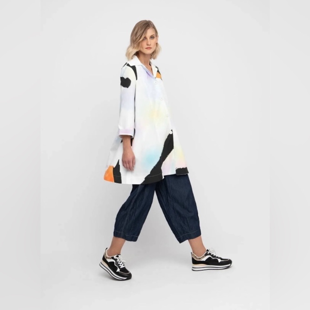 NWT OZAI N KU AEGEAN
OVERCOAT, MIRAGE